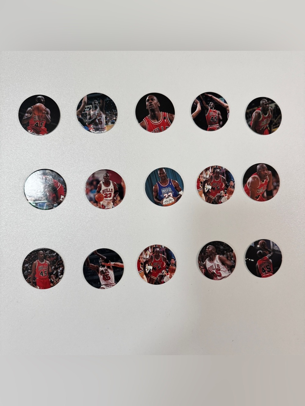 Michael Jordan Pog Set for Collectors 15 pogs